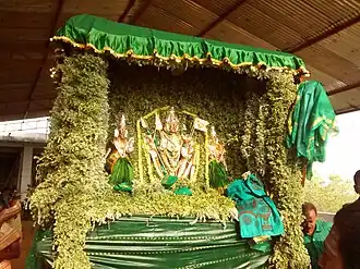 Green Attire - Symbolizing Vishnu