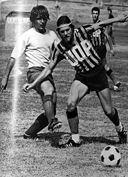 Pacific (striped shirt) match, 1970