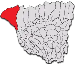 Location in Gorj County