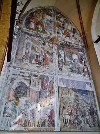 Present reconstruction of Storie di San Giacomo