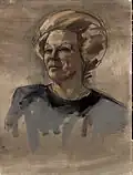 Portrait of Beatrix of the Netherlands (1995), painted by Marike Bok.