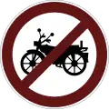 No motorcycles