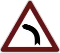 Dangerous vurve to left