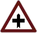 Major road crossing ahead