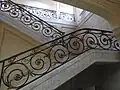 Stairs to the first floor.