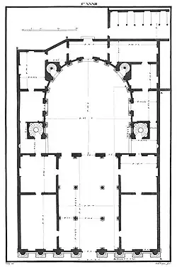 Floor plan (drawing by Ottavio Bertotti Scamozzi, 1776