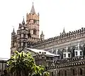 Cupolas with western towers in the background.