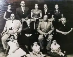 Palestinian family in Usulután El Salvador (1952)