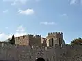 As seen from outside the medieval town walls