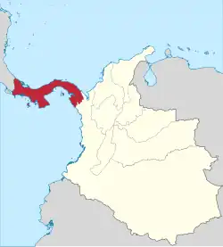 Location of Panama State