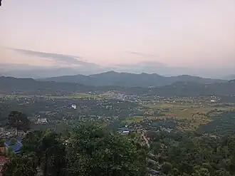 Panchkhal Municipality - Valley view with its fertile fields