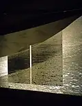 'Panelled Landscape' - A Gallery, London 1996 - Photographic negative projection over positive print - 3.6 x 5m