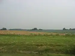 Fields in Woodville Township's northern panhandle