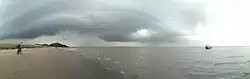 Panorama view of the beach