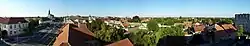 Panorama of Stara Pazova town
