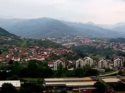 Panoramic view of Brus
