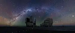 Airglow over the VLT platform[21]