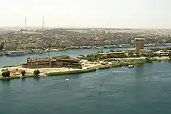 View of the city of Aswan