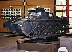 Panzer I Ausf. A on a turntable