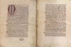 An old manuscript with a large initial letter