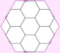 The Pappus graph embedded in the torus, as a regular map with nine hexagonal faces.