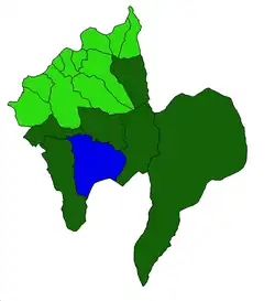 Location of Parada do Monte