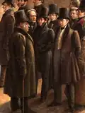 Parade at Tsaritsyn Meadow&nbsp;[ru] by Gregory Chernetsov (detail)