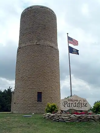 Paradise Water Tower, 1938, (Paradise)