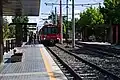 A train at the station