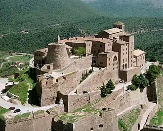 Parador de Cardona located in a Medieval fortress.