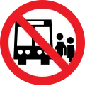 R-32 Picking up and dropping off passengers prohibited