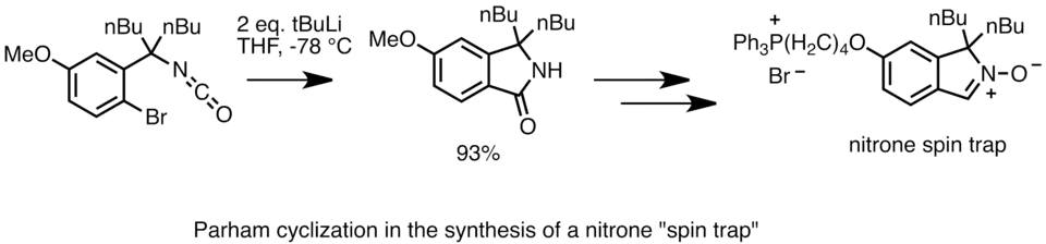 Parham cyclization in MitoSpin