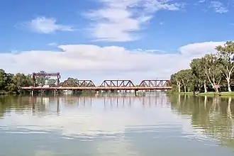 Paringa Bridge over the River Murray