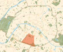 Location within Paris