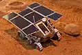 A 1:4 model of the ExoMars rover at Paris Air Show, 2007
