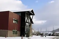 Park City High School's southeast entrance