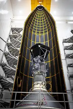 PSP encapsulated in fairing.