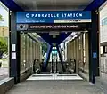 Royal Parade Entrance next to the Royal Melbourne Hospital