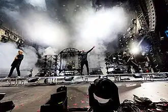 Parkway Drive performing at Rock am Ring in 2018