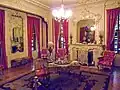 The neo-Rococo main parlor