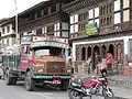 A street in Paro