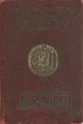 Passport of the United States of Venezuela issued in 1946.