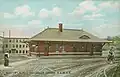 B. & M. Railroad station in 1907