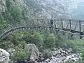 The new footbridge at L'Estellé