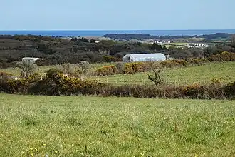 View over Falmouth Bay from Mabe