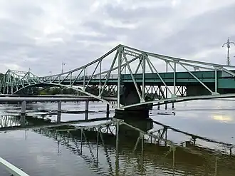 Oskars Kalpaks swing bridge