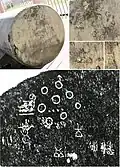 Mason marks at the base of a pillar.[47]