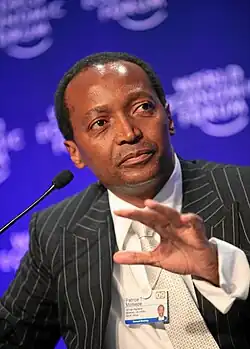 Image 16South African billionaire mining businessman, CAF President (from Tswana people)