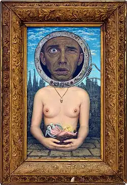 Pavel Brázda, The monster waits, the monster has time, Brázda´s own likeness, 1949