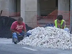 1. Preparation of stones